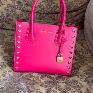 Michael Kors Pink Box shaped Crossbody Bag
